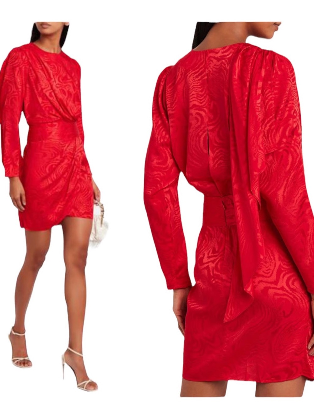 New Ronny Kobo Shanaya Red Dress size S